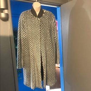 Fever Faux Fur Womens Winter Animal Print  Coat